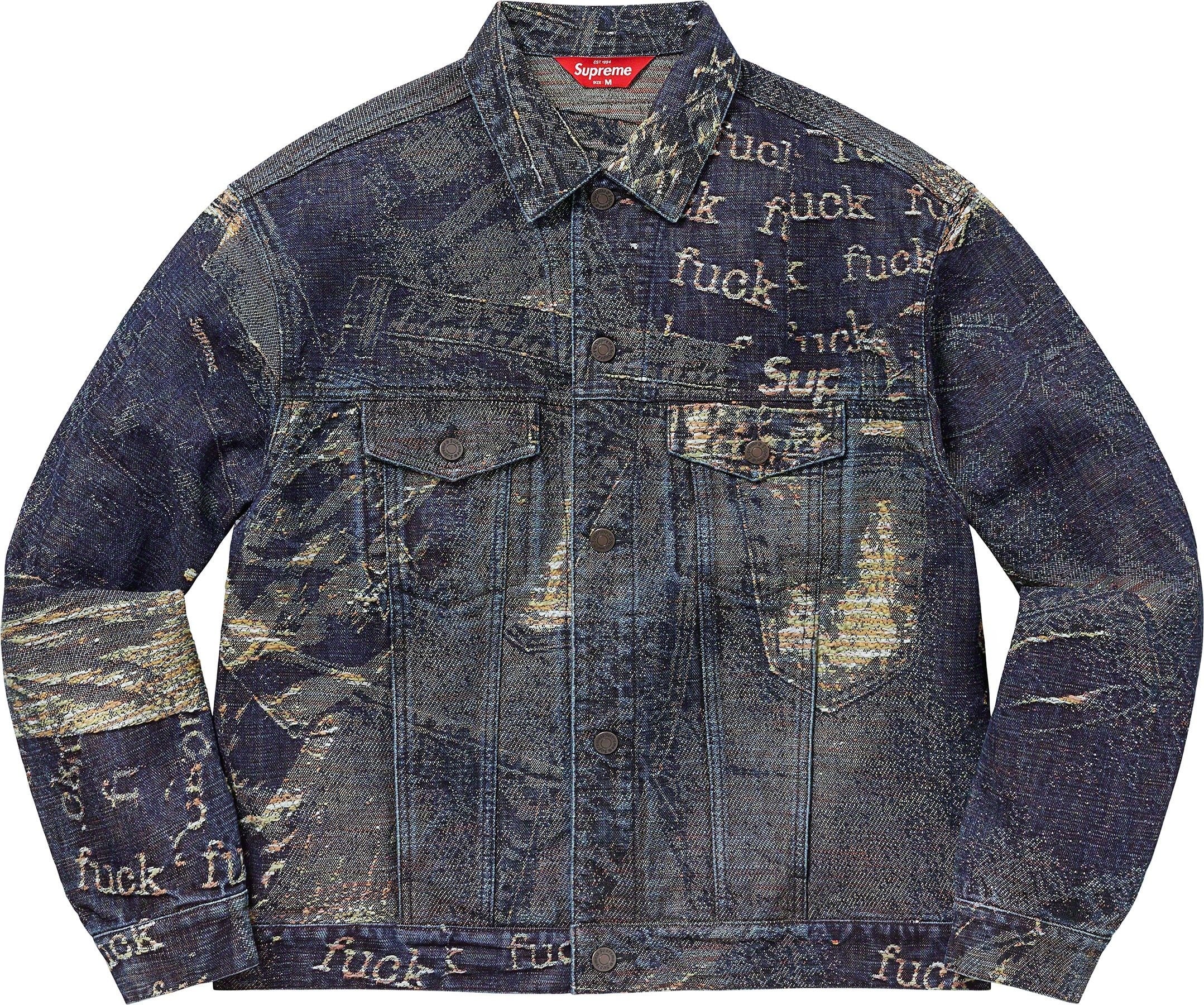 Archive Denim Jacquard Trucker Jacket view 4